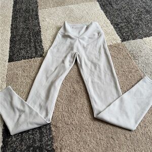 Buff Bunny Gray/White Leggings - Small